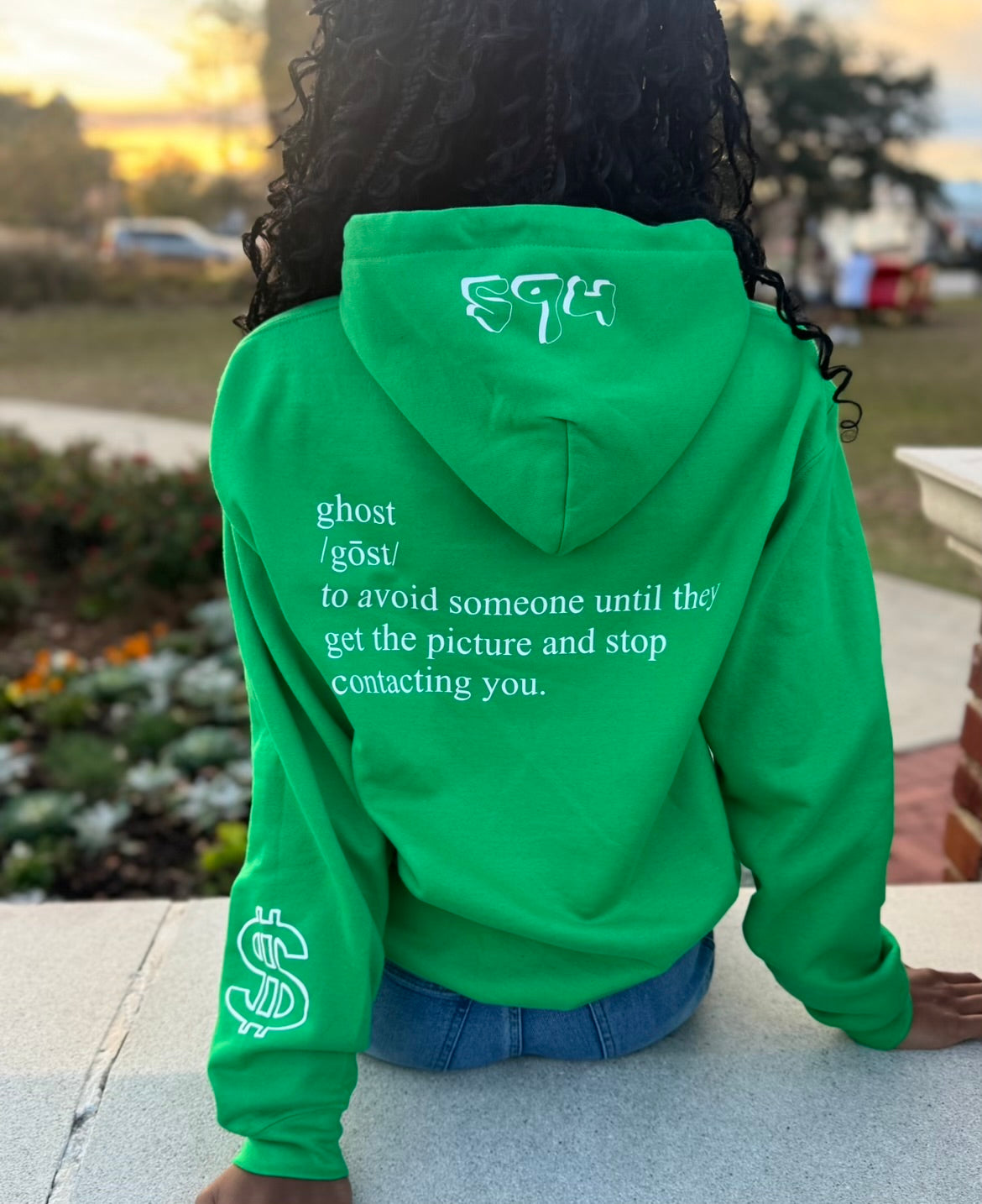 Green “Ghost Hoodie”