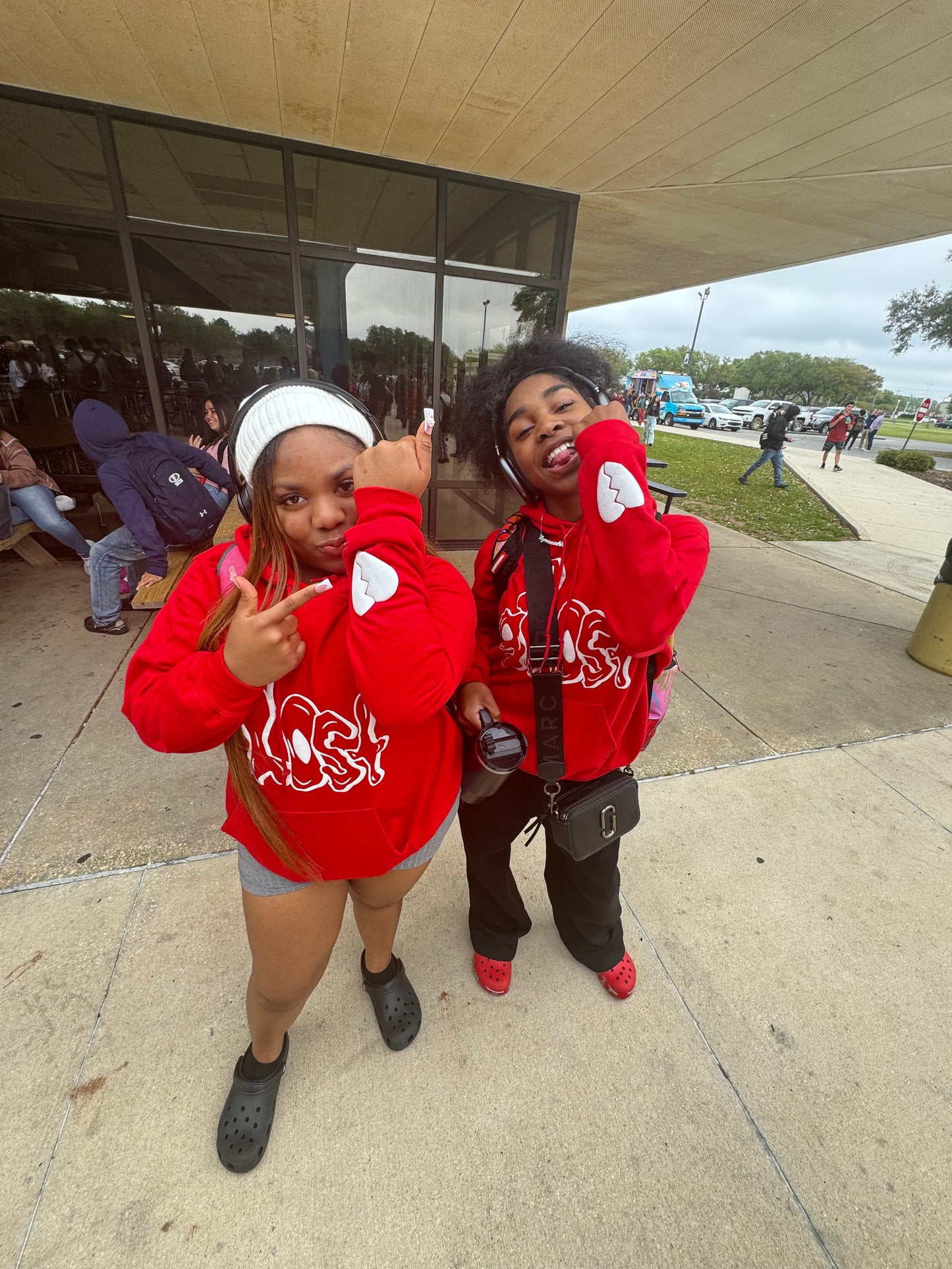 Red “Ghost Hoodie”